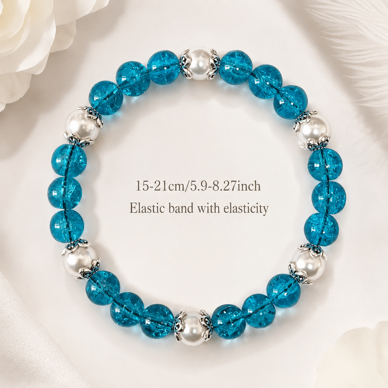 Handmade Bohemian Natural Stone Beaded Bracelet